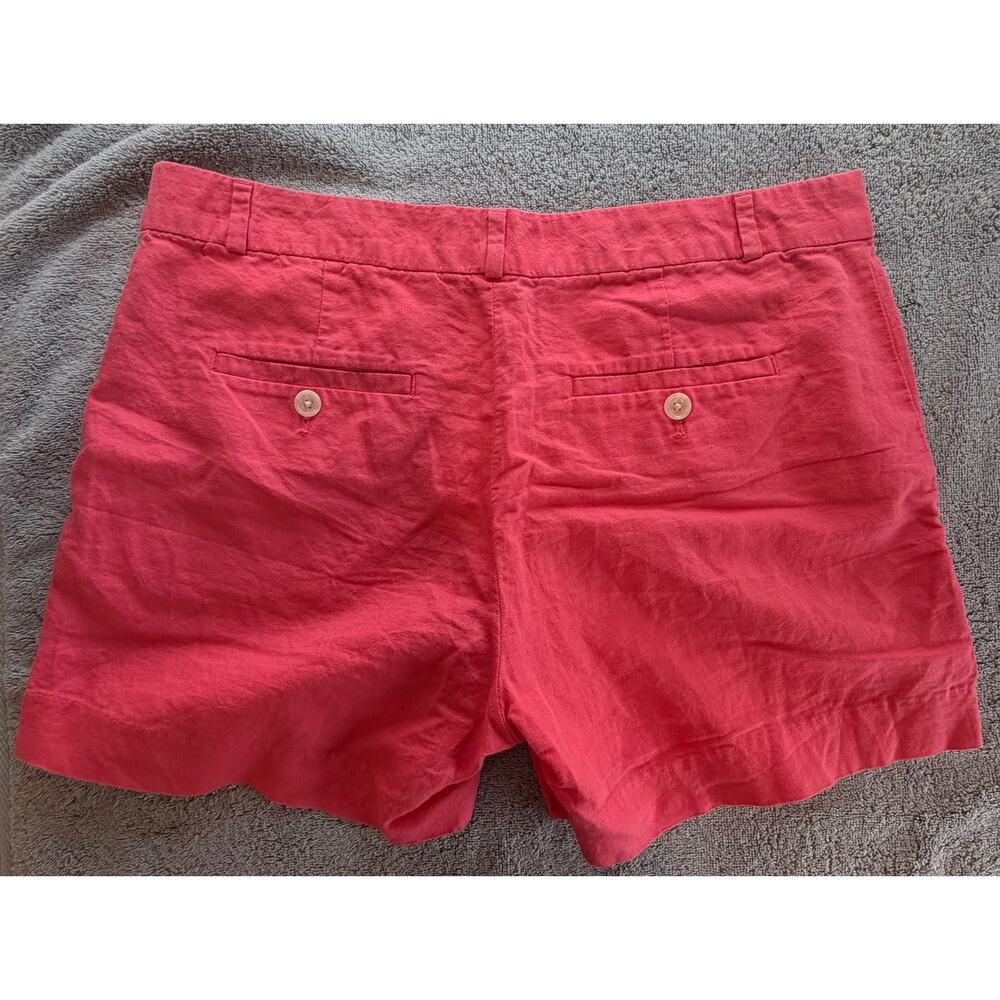 Banana Republic Linen Shorts 4" inseam Mid-rise Summer Beachy Vacation Preppy - Picture 2 of 7